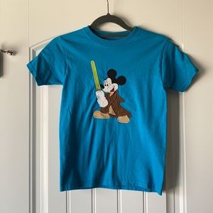 Teal Jedi Mickey shirt